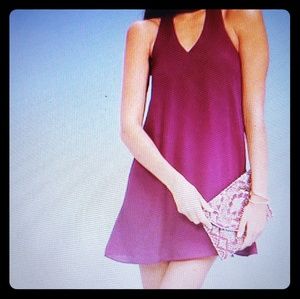 Lulus magenta swing dress